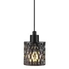 Nordlux Hollywood Colgante De Luz Vidrio Gris | Apta para E27