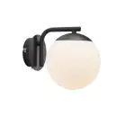 Nordlux Grant  Luz De Pared Vidrio Negro | Apta para 1x E14