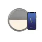 Nordlux Ava Smart Lámpara LED Gris 9.5W 600lm 159D – 827 - Luz muy Cálida | Regulable - IP54
