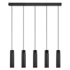 Nordlux Tilo Colgante De Luz Metal Negro | Apta para 5x GU10