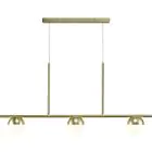 Nordlux Contina Colgante De Luz Metal 3-Foco Latón | Apta para 3x G9