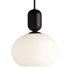 Nordlux Notti 20 Colgante De Luz Vidrio Negro | Apta para 1x E27