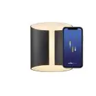 Nordlux Grip Smart LED Luz de pared Negro 10W 830lm 120D - 827 Luz muy Cálida | Regulable – IP54