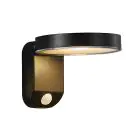 Nordlux Solar Luz De Pared Rica Esférica Negro 4.5W 450lm - 830 Luz Cálida | Sensor de Movimiento y Luz