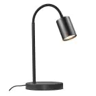 Nordlux Lámpara De Mesa Explore Metal y Ceramic Negro | Apta para 1x GU10