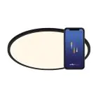 Nordlux Oja Smart 42 Luz de techo Metal Negro 20W 2300lm - 827-865 Ajustable Blanco | 424mm - Wifi y Azultooth Regulable