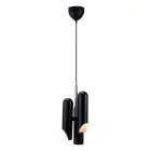 DFTP by Nordlux Rochelle Colgante De Luz Metal Negro | 207mm - Apta para 3x GU10