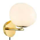 DFTP by Nordlux Shapes Luz De Pared Metal y Vidrio Latón | Apta para E14