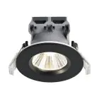 Multipack 3x Nordlux Downlight Fremont Metal Negro 4.5W 345lm 36D - 827 Luz Muy Cálida | 85mm - IP65 - Regulable
