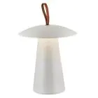 Nordlux Lámpara De Mesa Ara Batería Aluminium Blanco 2W 240lm - 830 Luz Cálida | Regulable Touch