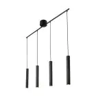Nordlux Vico Colgante De Luz Metal Negro | Apta para 4x GU10