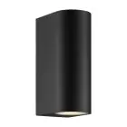 Nordlux Dion Luz De Pared Aluminium Negro Up & Down | Apta para 2x GU10