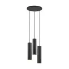 Nordlux Colgante De Luz Tilo Metal Negro | IP20 - Apta para 3x GU10