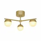 Nordlux Contina Luz de techo Metal Latón | Apta para 3x G9