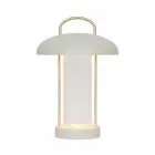 Nordlux Lámpara De Mesa Mirano Metal y Vidrio Beige 3W 150lm - 830 Luz Cálida | 3 Pasos Regulable