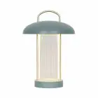 Nordlux Lámpara De Mesa Mirano Metal y Vidrio Verde 3W 150lm - 830 Luz Cálida | 3 Pasos Regulable