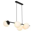Nordlux Lilly Colgante De Luz Negro | Apta para 5x E14
