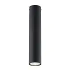 Emibig Luz de techo Tecno Acero Negro | Apta para 1x GU10 - Max 8W