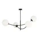 Emibig Luz de techo Hunter Acero Negro | Apta para 4x E14 - Max 10W