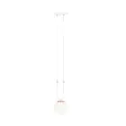 Emibig Colgante De Luz Glam Acero Blanco | Apta para 1x E14 - Max 10W