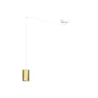 Emibig Colgante De Luz Traker Acero Blanco | Apta para 1x GU10 - Max 10W