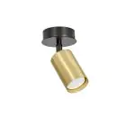 Emibig Luz de techo Zen Acero Negro | Apta para 1x GU10 - Max 10W