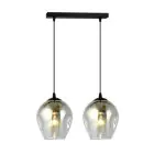 Emibig Colgante De Luz Istar Acero Negro | Apta para 2x E27 - Max 10W