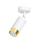 Emibig Luz de techo Hiro Acero Blanco | Apta para 1x GU10 - Max 10W