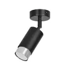 Emibig Luz de techo Hiro Acero Negro | Apta para 1x GU10 - Max 10W