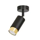 Emibig Luz de techo Hiro Acero Negro | Apta para 1x GU10 - Max 10W