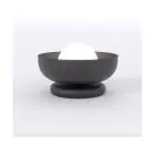 Emibig Lámpara De Mesa Ozzy Acero Negro | Apta para 1x G9 - Max 8W