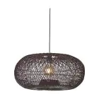 Good&Mojo Colgante De Luz Arizona Rattan Burgundy L | Apta para 1x E27 