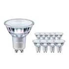 Multipack 10x Philips Corepro LED Foco GU10 PAR16 4.6W 390lm 36D - 840 Blanco Frio | Reemplazo 50W