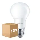 Multipack 10x Philips Corepro LED Bulbo E27 Pera Mate 8W 806lm - 830 Luz Cálida | Reemplazo 60W