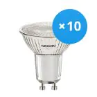 Multipack 10x Noxion PerfectColor Foco LED GU10 PAR16 3W 230lm 60D - 927 Luz muy Cálida | Mejor reproducción de color - Regulable - Reemplazo 35W