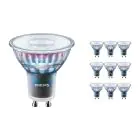 Multipack 10x Philips MASTER LED Spot ExpertColor GU10 PAR16 3.9W 265lm 36D - 927 Luz muy Cálida | Mejor reproducción de color - Regulable - Reemplazo 35W