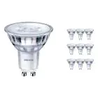Multipack 10x Philips Corepro LED Foco GU10 PAR16 2.7W 225lm 36D - 830 Luz Cálida | Reemplazo 25W