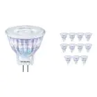 Multipack 12x Philips Corepro LED Foco GU4 MR11 2.3W 184lm 36D - 827 Luz muy Cálida | Reemplazo 20W