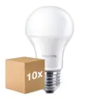 Multipack 10x Philips Corepro LED Bulbo E27 Pera Mate 13W 1521lm - 830 Luz Cálida | Reemplazo 100W