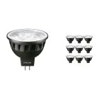 Multipack 10x Philips Master LED Foco GU5.3 MR16 6.7W 420lm 36D - 927 Luz muy Cálida | Mejor reproducción de color - Regulable - Reemplazo 35W