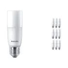 Multipack 10x Philips Corepro LED E27 Tubular Stick Mate 9.5W 1050lm - 840 Blanco Frio | Reemplazo 75W