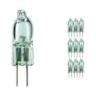 Multipack 10x Philips Microprojection Halógeno G4 Bulbo Focusline 30 W 