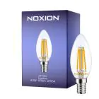 Noxion Lucent LED E14 Vela con Filamento Clara 4.5W 470lm - 827 Luz muy Cálida | Reemplazo 40W