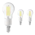 Multipack 3x Calex Smart Tuya Wifi E14 Esférica 4.5W 450lm - 818-830 Ajustable Blanco | Regulable - Reemplazo 40W 