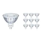Multipack 10x Philips Corepro LED Foco GU5.3 MR16 2.9W 230lm 36D - 827 Luz muy Cálida | Reemplazo 20W