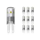 Multipack 10x Noxion Bolt LED Capsule G9 1.9W 200lm - 827 Luz muy Cálida | Reemplazo 20W