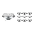 Multipack 10x Noxion Foco LED G53 AR111 7.4W 450lm 40D - 927 Luz muy Cálida | Mejor reproducción de color - Regulable - Reemplazo 50W