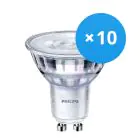 Multipack 10x Philips Corepro LED Foco GU10 PAR16 4W 345lm 36D - 830 Luz Cálida | Regulable - Reemplazo 50W