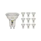 Multipack 10x Noxion Foco LED GU10 PAR16 5.5W 560lm 36D - 830 Luz Cálida | Reemplazo 75W