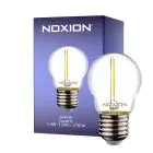 Noxion Lucent LED E27 Esférica con Filamento Clara 1.4W 136LM - 827 Luz muy Cálida | Reemplazo 15W